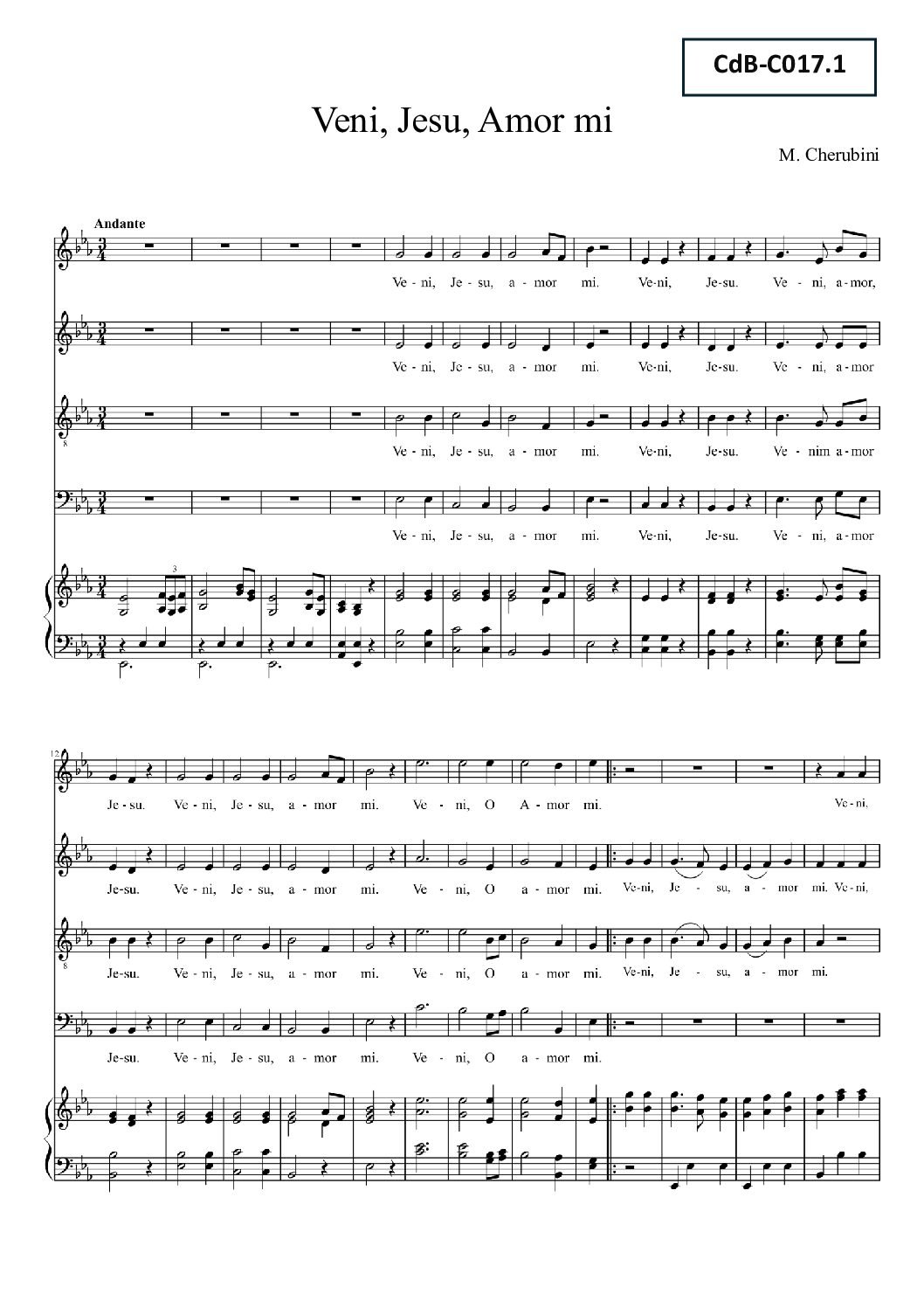 C017 – Veni Jesu
