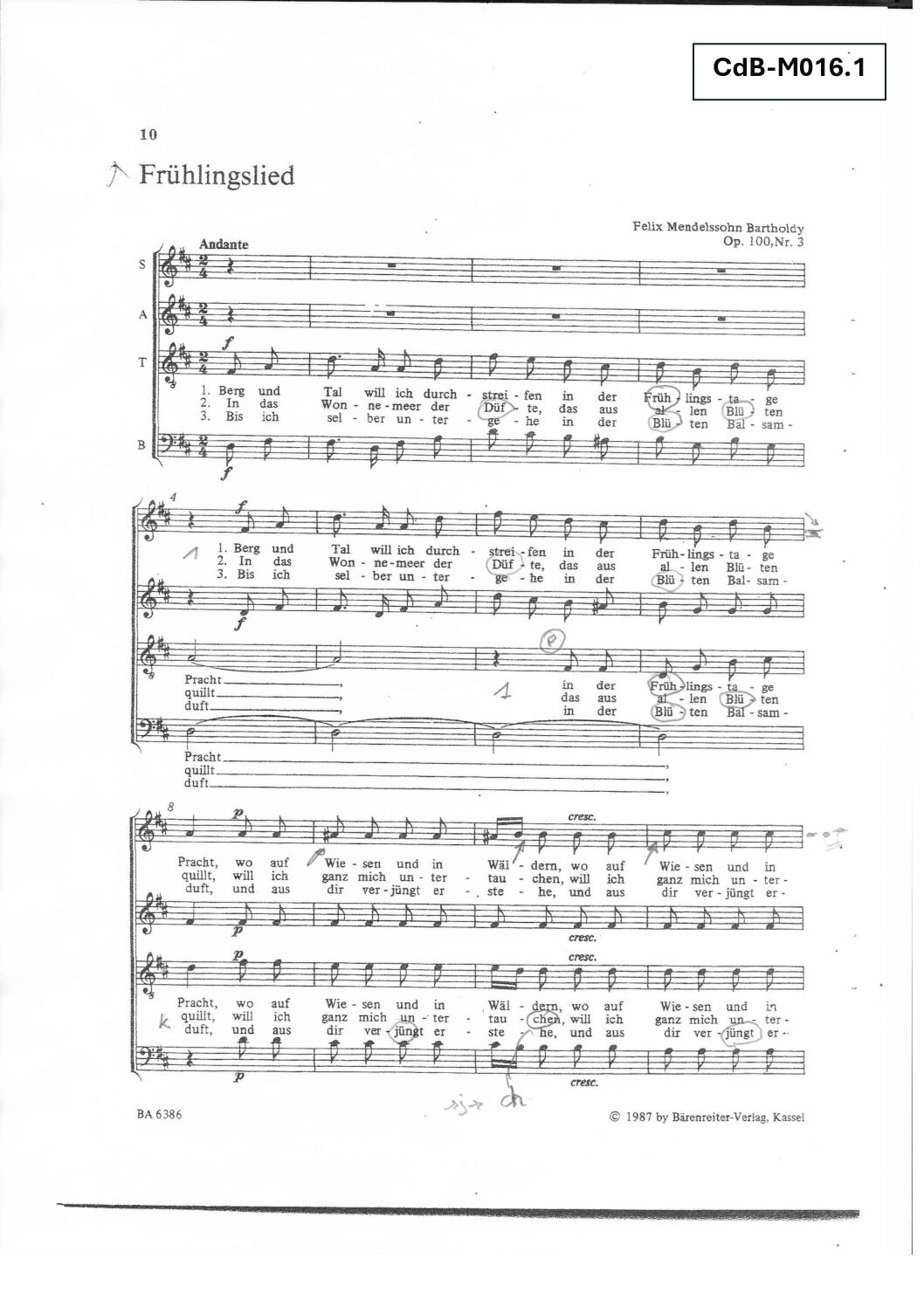 M016 – Frühlingslied